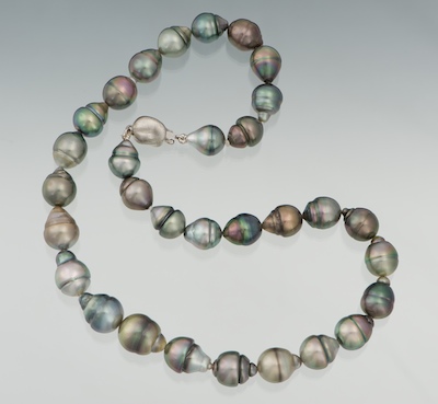 A Tahitian Baroque Pearl Necklace 133035