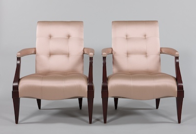 A Pair of Donghia Arm Chairs With