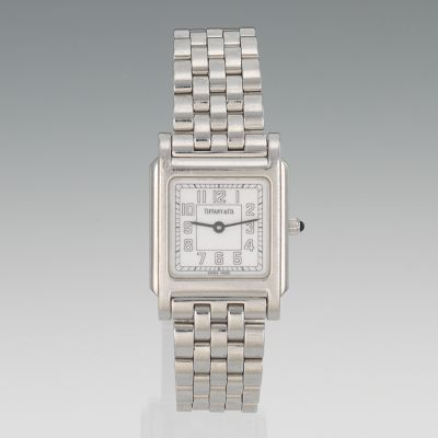 A Ladies Tiffany & Co Stainless Steel