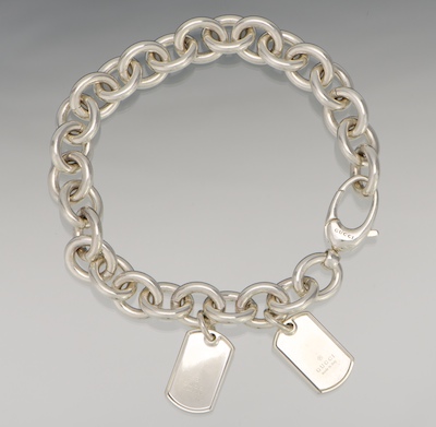 A Gucci Gentleman's Sterling Silver