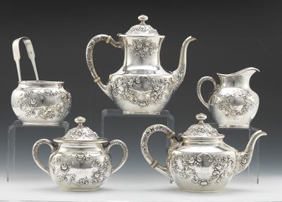 A Sterling Silver Tea and Coffee