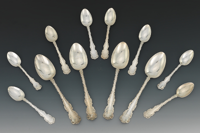 A Lot of Sterling Silver Spoons 1331db