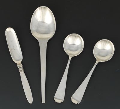 A Group of Four Sterling Silver