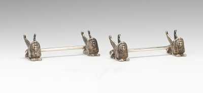 A Pair of Egyptian Revival Silver 1331d6