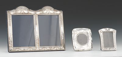 Three Repousse Silver Picture Frames 1331d7