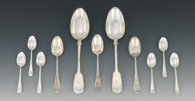 A Lot of Mixed Silver Spoons Including: