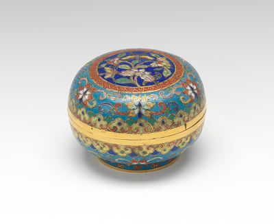 A Qing Cloisonne Enamel Box and 133256