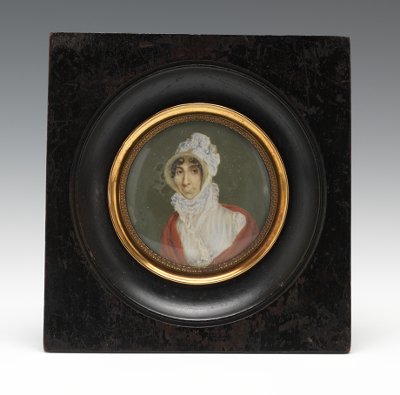 Unsigned Miniature Portrait ca  13328a