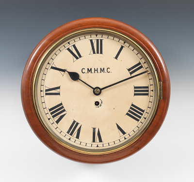 Large British Fusee Clock ca. 1900-1910