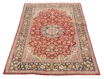 An Isfahan Rug Floral design in