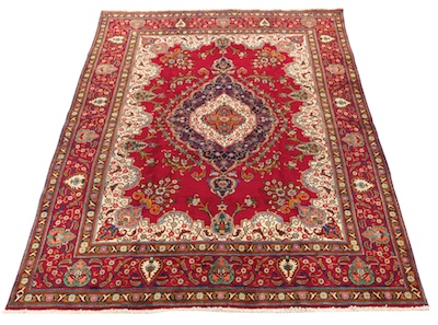 A Traditional Tabriz Carpet Bright 1332c0