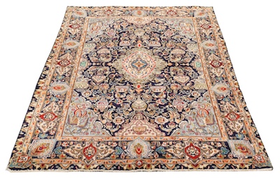 Large Blue & Ivory Persian Rug