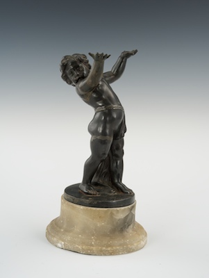 A Spelter Figure of a Cherub Apprx  133368