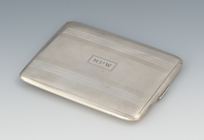 A Sterling Silver Cigarette Case