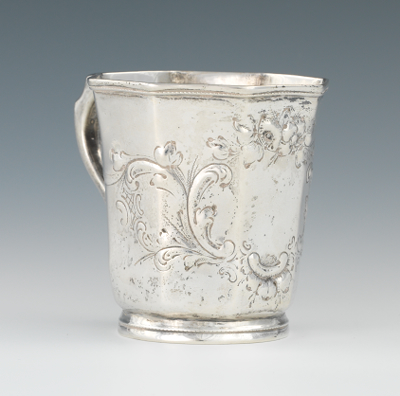 An American Coin Silver Cup by William