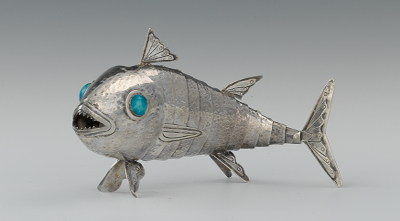 A Peruvian Silver Articulated Fish