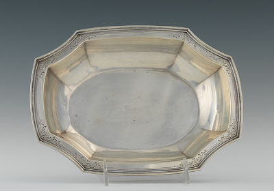 A Sterling Silver Oblong Dish by