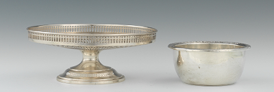 A Sterling Silver Reticulated Compote 13339f