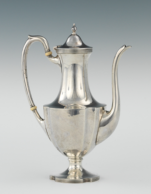 A Sterling Silver Coffee Pot by Watson