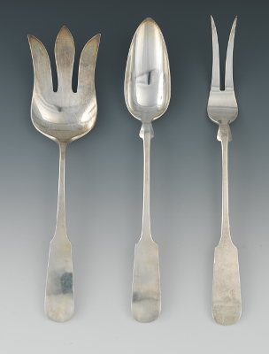 A Set of Three Sterling Silver