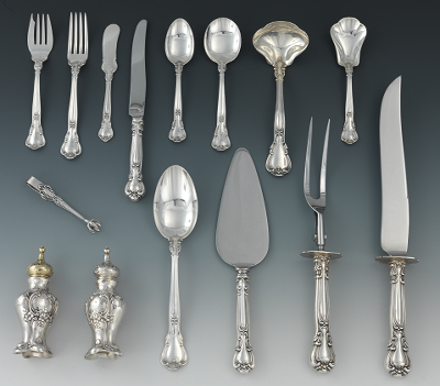 A Sterling Silver Tableware Service 1333ab