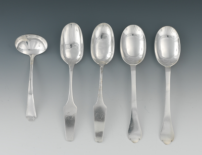A Group of Silver Serving Flatware 1333b9