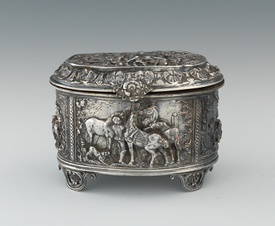 A German Silver Plated Equestrian 1333bc
