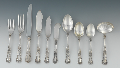 A Partial Set of Sterling Silver Flatware