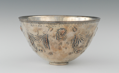 A Silver Plated Bowl after a Piece