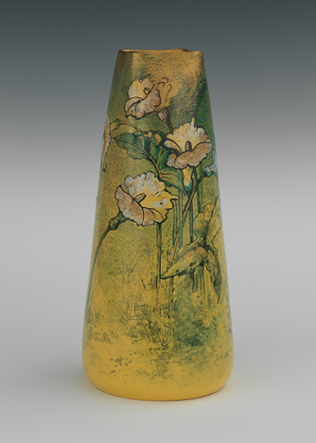 Clement Massier Glazed Ceramic Vase