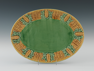 Portugese Majolica Corn Serving 133403