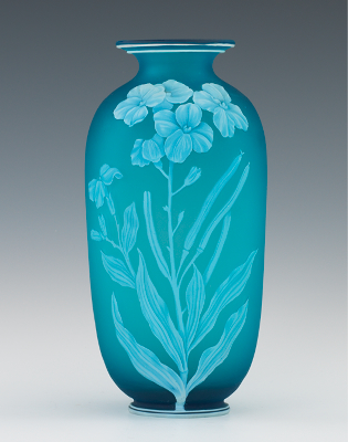 A Webb Cameo Cut Glass Vase Medium 133425