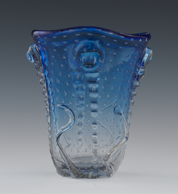 A 20th Century Glass Vase Apprx. 8-3/4H