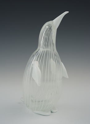 A Licio Zanetti Murano Glass Penguin 133454