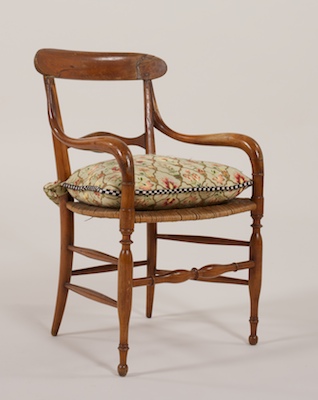 A Vintage Child s Chair with Woven 133487