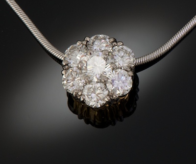 A Ladies Diamond Pendant by Jabel 1334c6