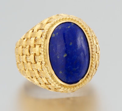 A Gentleman s Lapis Ring Tested 1334fa