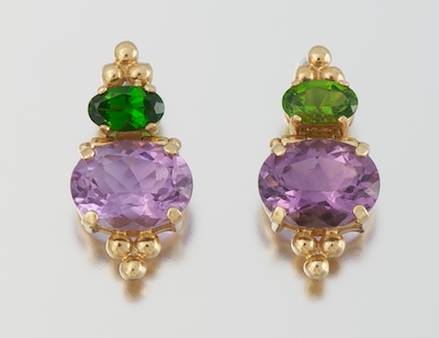 A Pair of Ladies Amethyst and 133556