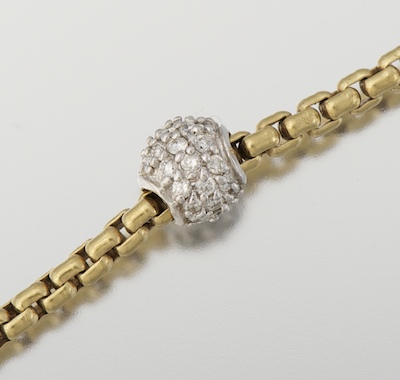 A David Yurman 18k Gold and Diamond