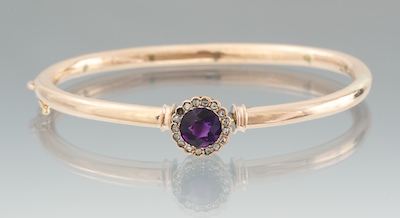 A Russian Gold Amethyst and Diamond 13356d