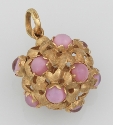 An Italian Gold and Pink Stone 1335b7