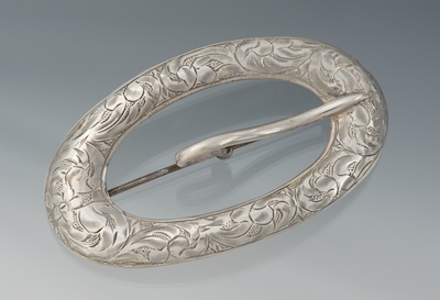 A Ladies' Sterling Silver Buckle