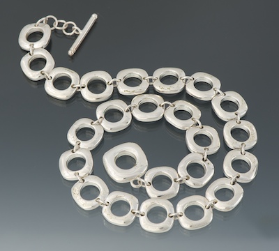 A Sterling Silver Necklace Stamped 133628