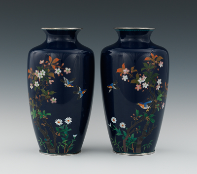 A Pair of Cloisonne Vases in the 1336a5