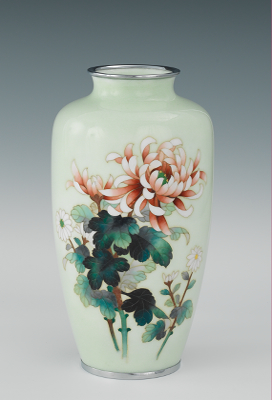 A Cloisonne Chrysanthemum Vase 1336b4
