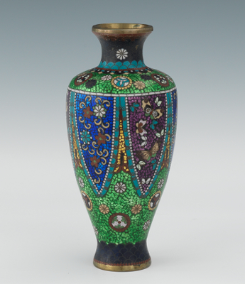 A "Mosaic" Cloisonne Vase Baluster