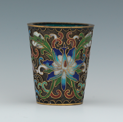 A Chinese Cloisonne Medicine Cup
