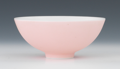 A Chinese Porcelain Pink Tea Bowl 1336db