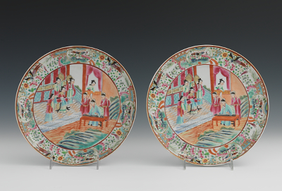 A Pair of Chinese Porcelain Plates