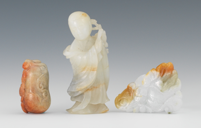 A Group of Carved Jade Ornaments 133729